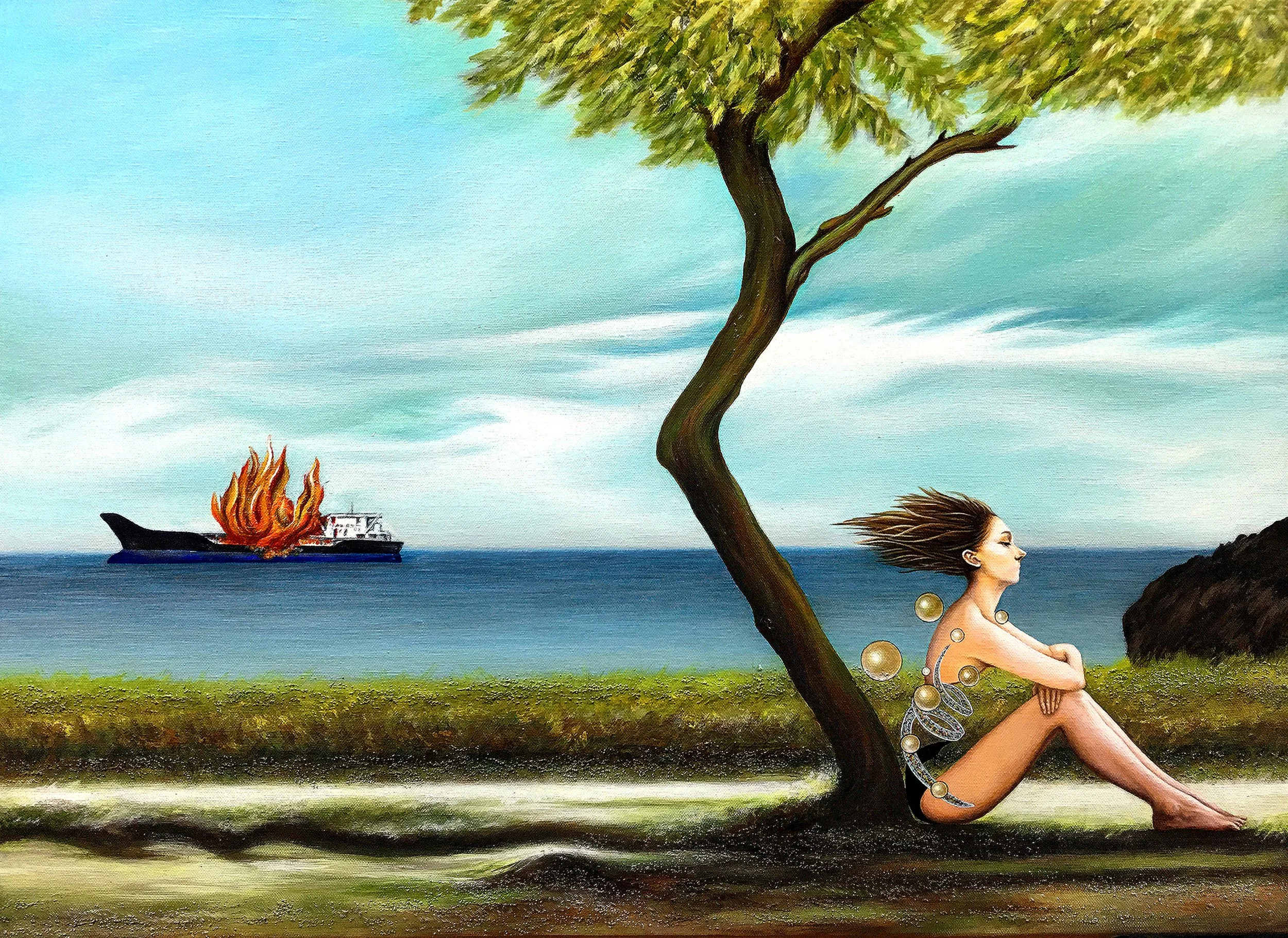 The Condition of Life. 2021. Acrylic on Canvas. 53cm X 73cm