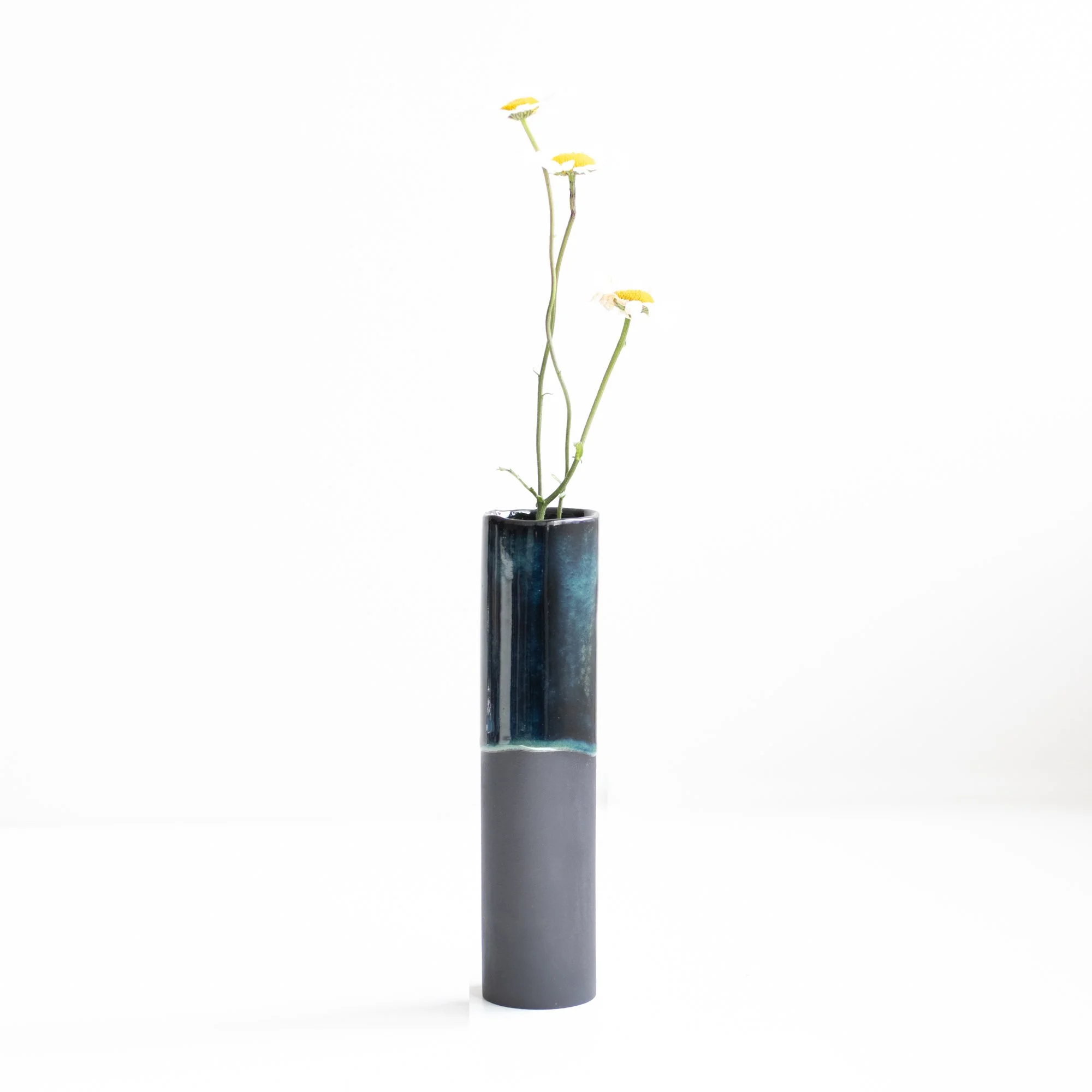 Vase Blue with daisies sq.jpg