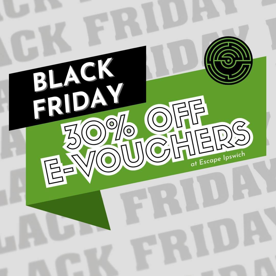 You have until tomorrow (Sunday 1st) to get 30% off E-Vouchers on our website! 

Perfect for a last minute Christmas present, or for any escape room lovers. 

Grab this amazing bargain while it lasts! Get yours now via link in bio ⬆️ 

⭐ ⭐ ⭐ ⭐ ⭐ 

#e