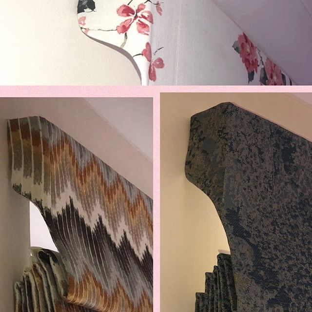Having a return on the Roman blinds looks amazing, as well as hiding the tracks. Who agrees with the professional finish? #design #romanblinds #bespoke