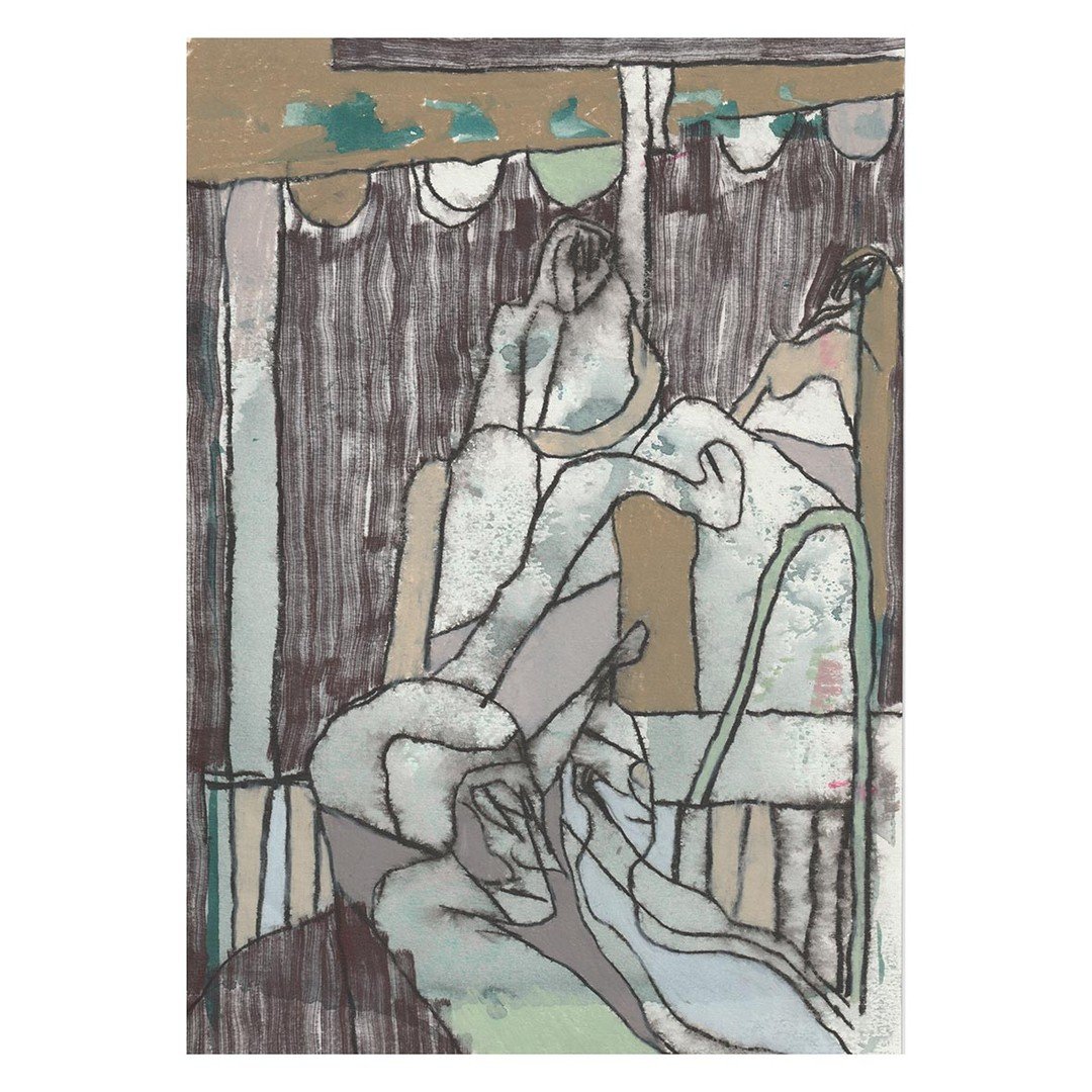 Market #jhnsmthng #artonpaper #newpainting #studio #contemporaryart #contemporarydrawing #artecontemporanea #drawingpeople #drawingnow #cardiffart