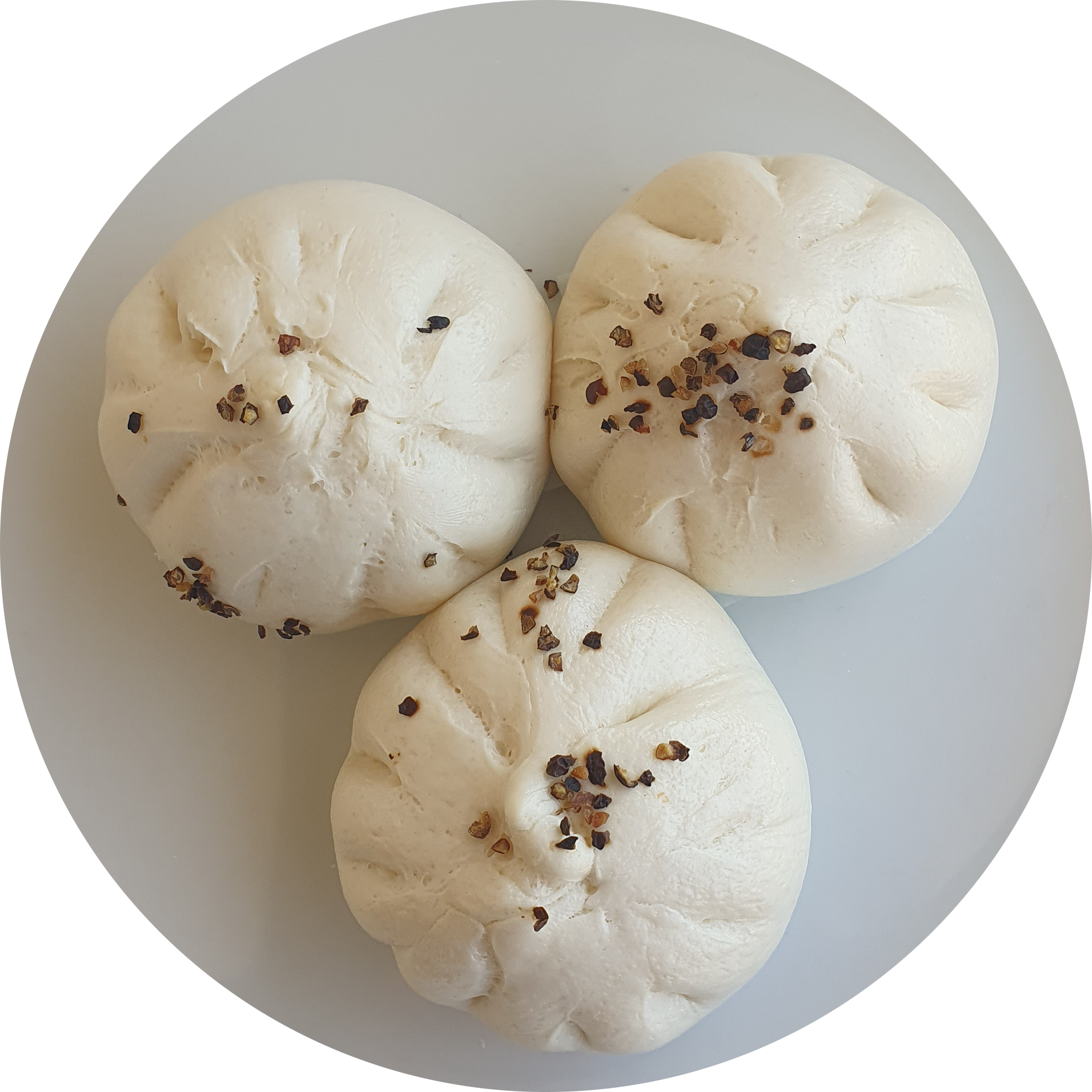 Black Pepper Bao (6 per pack)