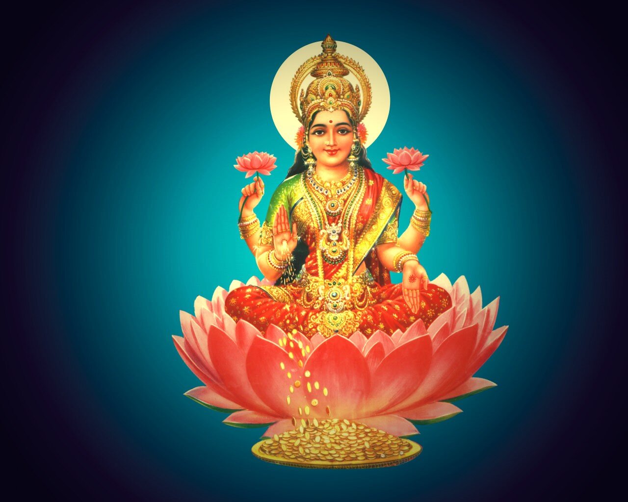 7. Lakshmi, Hindu Goddess of Wealth and Beauty - wide 5