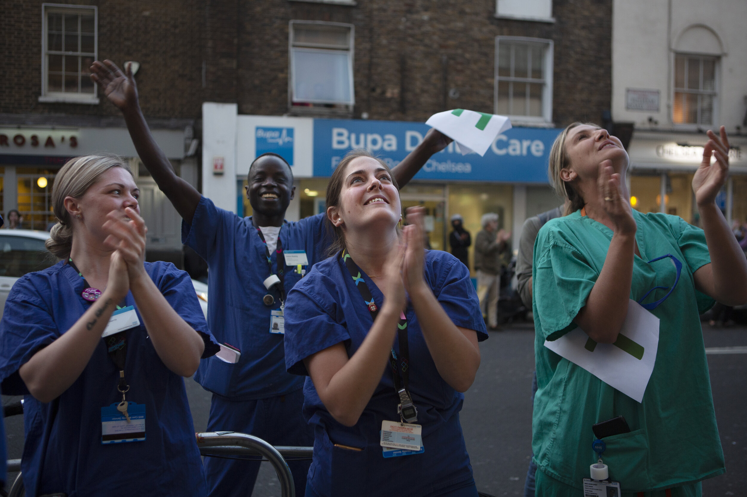 Chelsea and Westminster hospital clap for the NHS1pilston.jpg