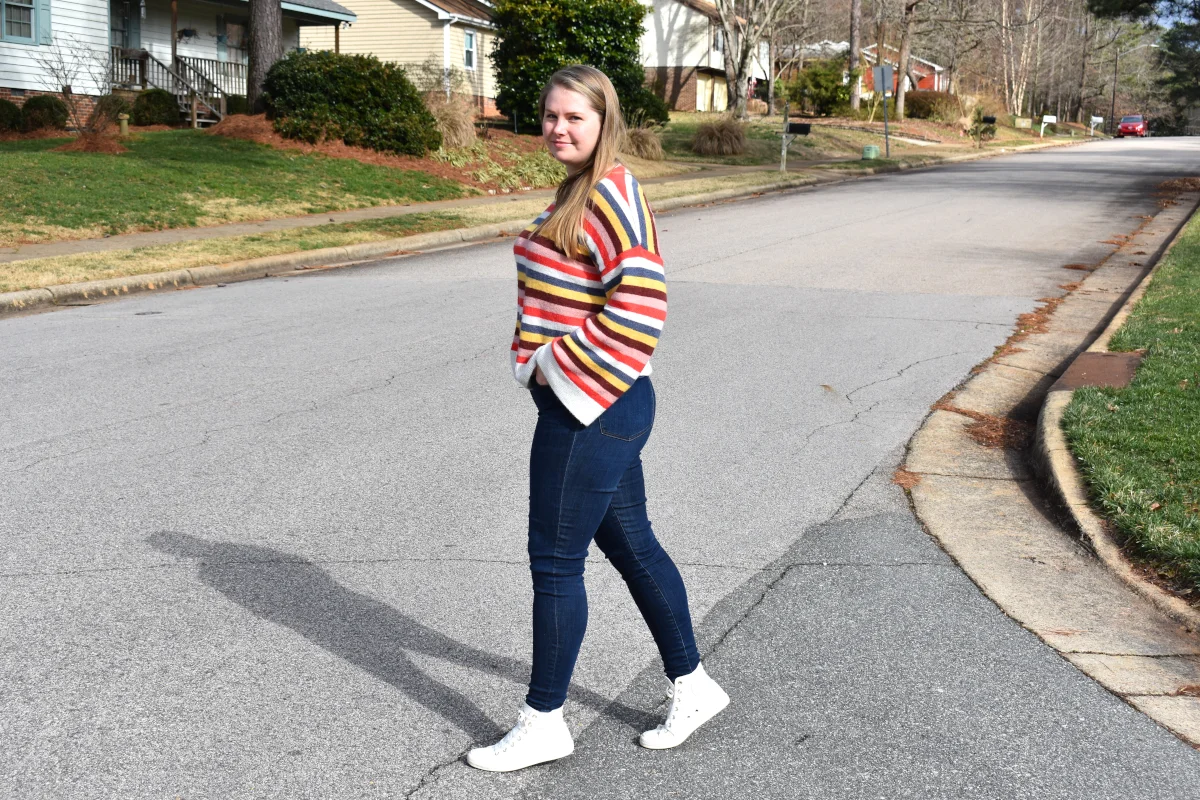 stripes + converses
