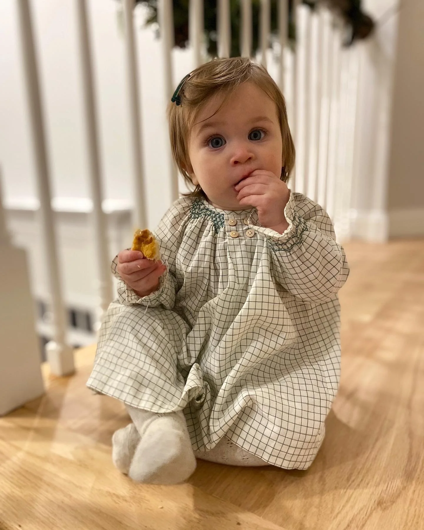 em&rsquo;s first real christmas, and she&rsquo;s still debating whether the company or the food were better 😆🎄