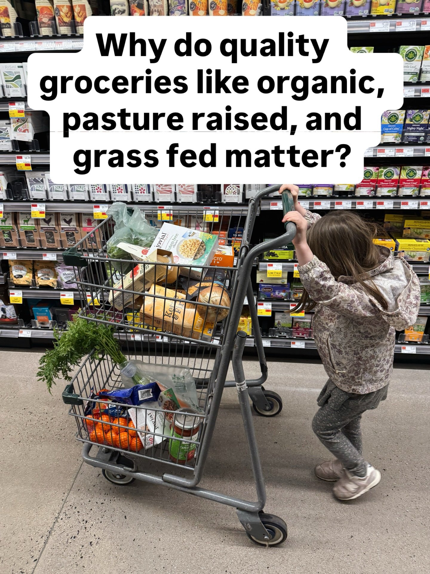 Our groceries are expensive, but it&rsquo;s an area I won&rsquo;t skimp on, even when times are tough 😅

Here&rsquo;s why:

Buying non-organic, heavily processed foods, and foods loaded with sugar have long term effects on your health. 

So, my thin