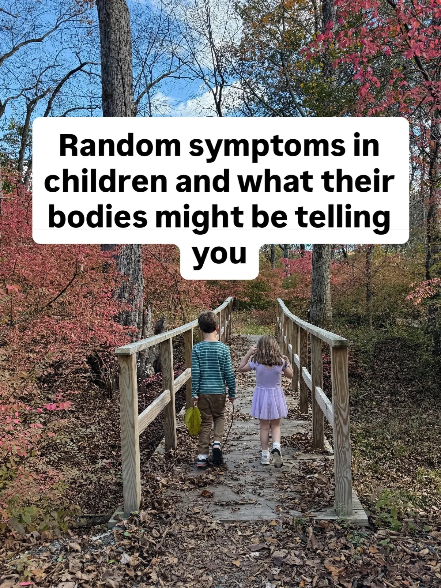 What do these random symptoms in children have in common?

A system that is overloaded and asking for help and here&rsquo;s why they could be showing up in the first place: 

Sensory Issues:  Brain inflammation, toxic heavy metals, gut dysbiosis, pos