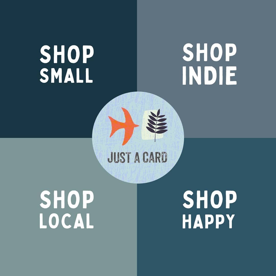 Here's my day 2 for @justacard &nbsp;indie week. Why shop small? 💚
&bull;
Shopping small may not seem like it would have a big impact, but when you support small and independent&nbsp;businesses you're supporting dreams, creativity, and passions 🎨
&
