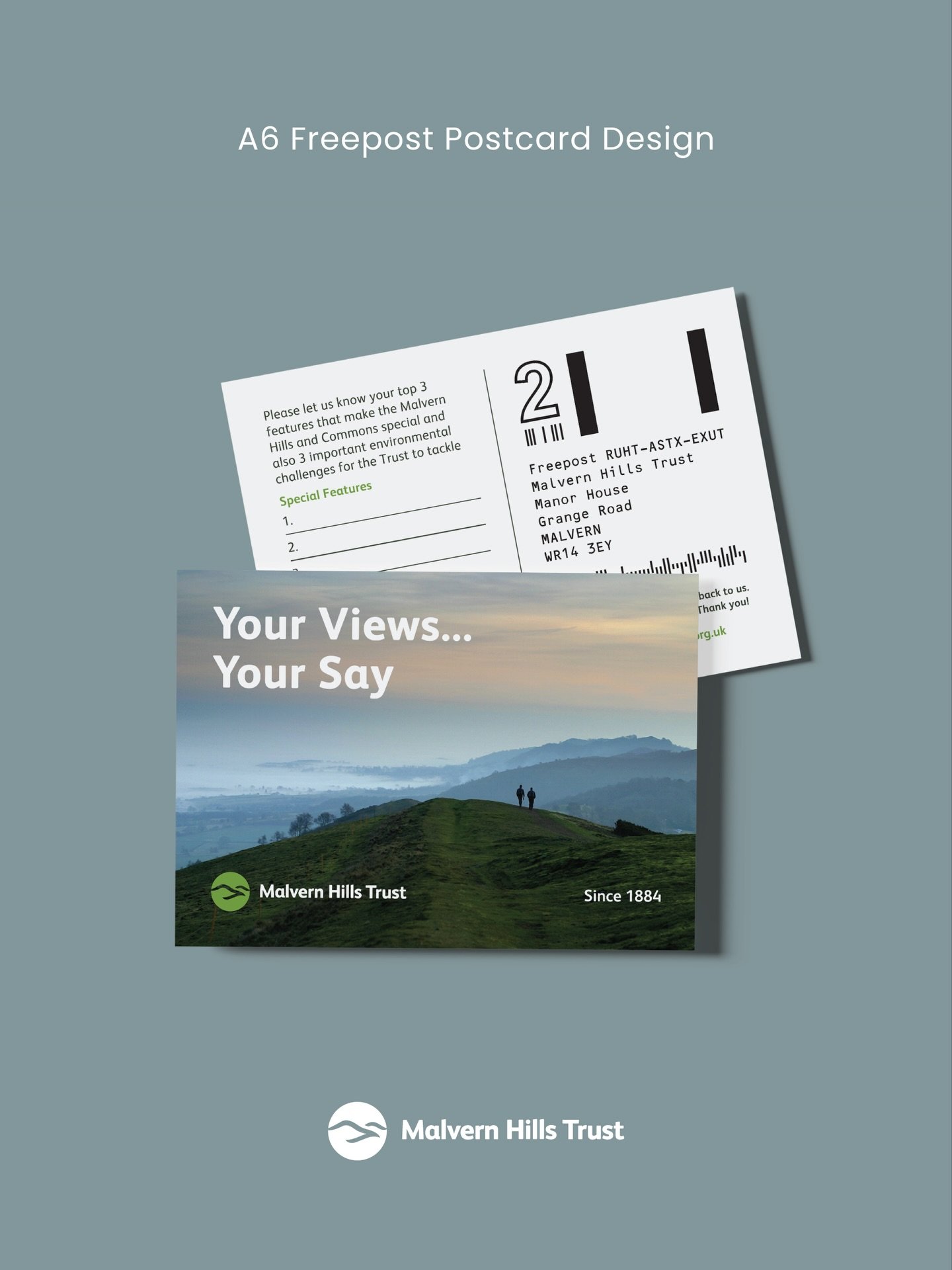 I was delighted to take on several print commissions for @malvern_hills_trust this year, here&rsquo;s a quick look back over some of the designs created ⛰️

We started with their 2024 Annual Review Brochure at the start of the year and ended with an 