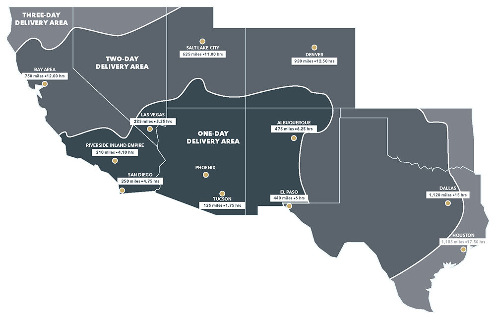 Highway Delivery Times - Vector