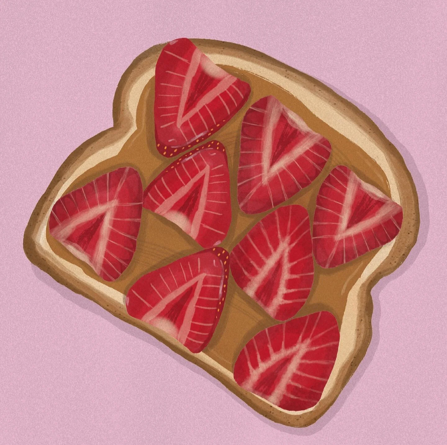 Pb &amp; strawberries 🍓 🥜 
&bull;
&bull;
&bull;
&bull;

#drawingoftheday #digitaldrawing #wacom #digitalart #digitalillustration #minimalart #design #graphicdesign #illustration #colors #illustrationoftheday 
#nycart #nyart #peruvianart #peruart #v