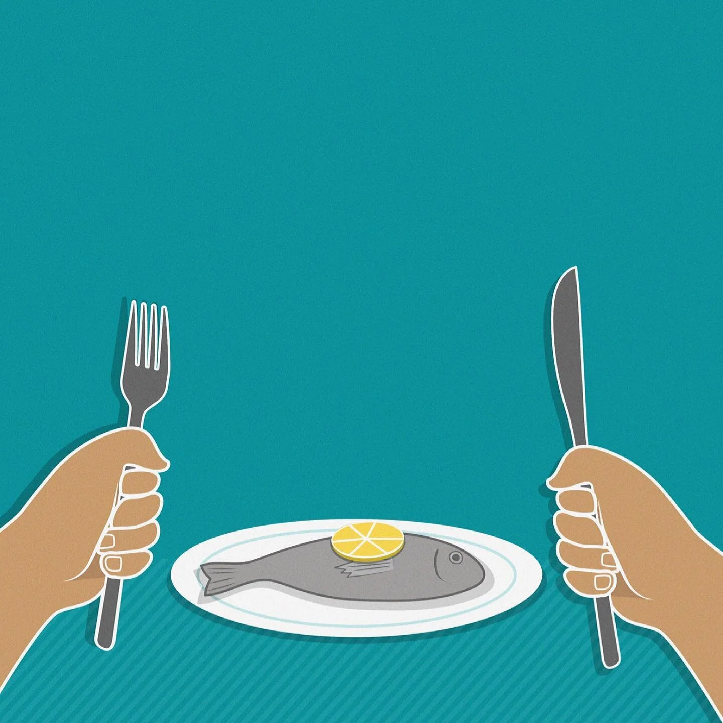 Tilapia dinner illo for livestrong.com #hbiir #tilapiafish #tilapia #fishdinner