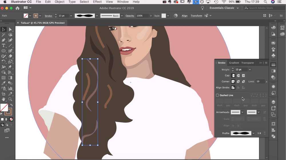 How To Make A Vector Portrait | Adobe Illustrator Tutorial — Alice Thorpe