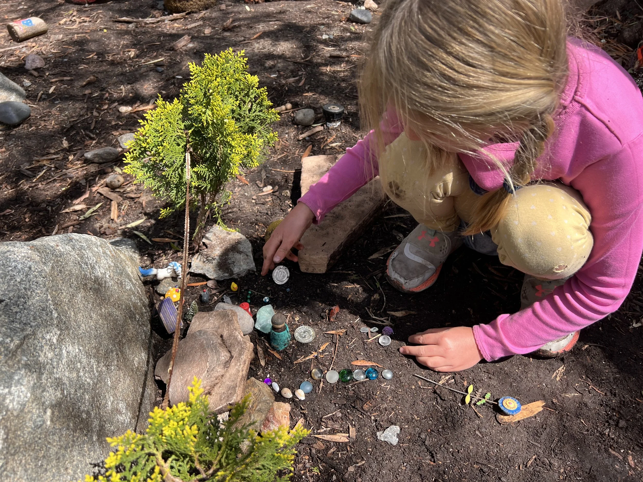 The Magic of a Fairy Garden…. The Magic of An Unhurried Childhood…  The Magic of a Sanderling Waldorf Education.