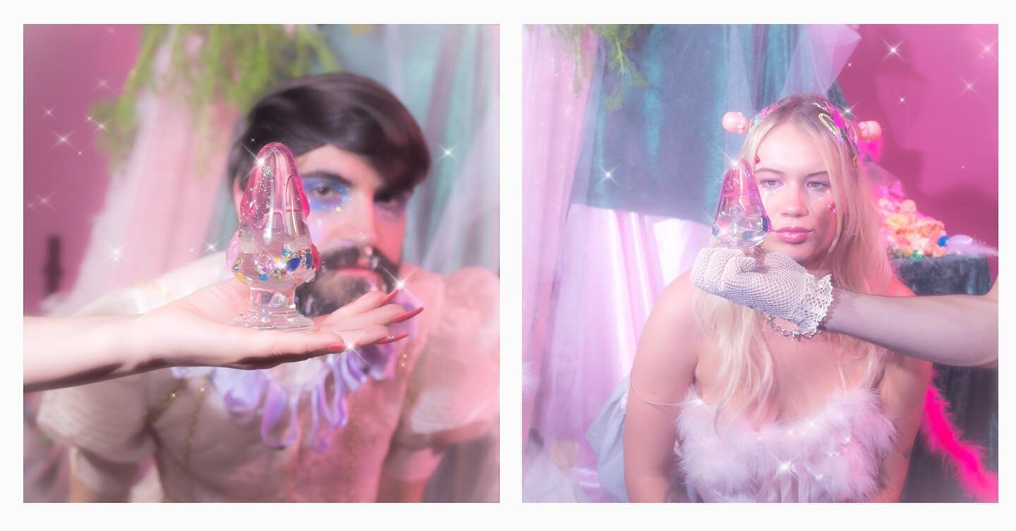 Shove it 2.0 
.
.
Another re-edit of some older work. 
.
#photography #plug #cute #gemstones #crystals #pretty #pink #queerart #queer #dyptique #faeriefolk #photoshoot #set #setdesign