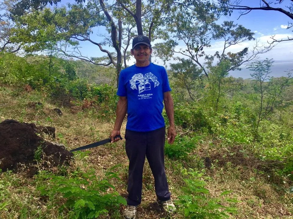 Day 21: One man and his machete (Ometepe)
