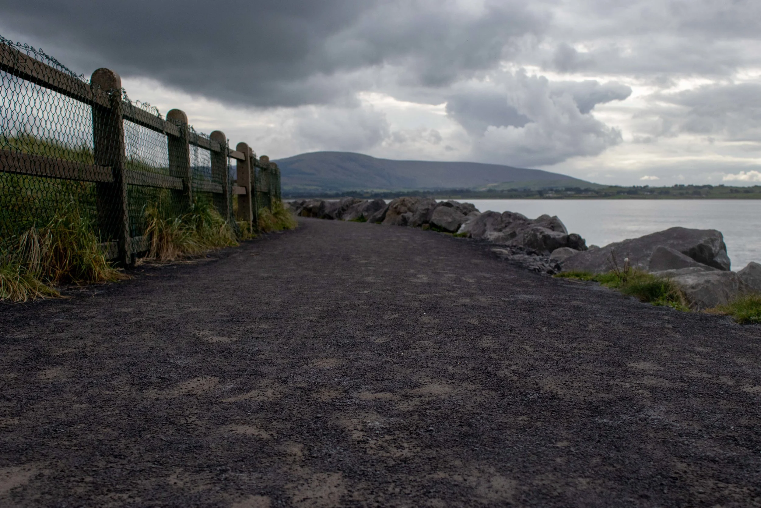 Path along the beach at Strand Hill
