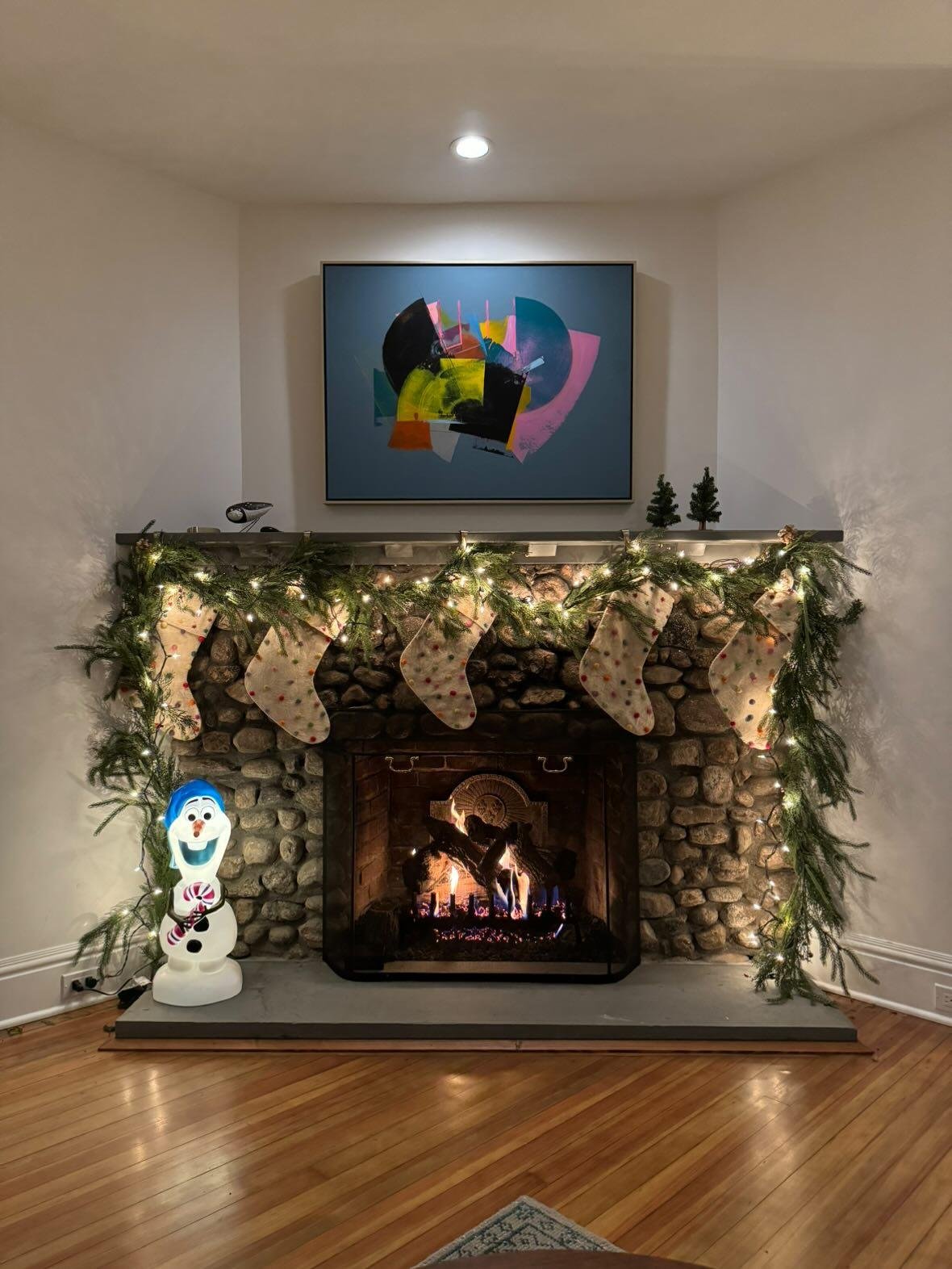 Abstract on canvas 2019,  private collection, NY