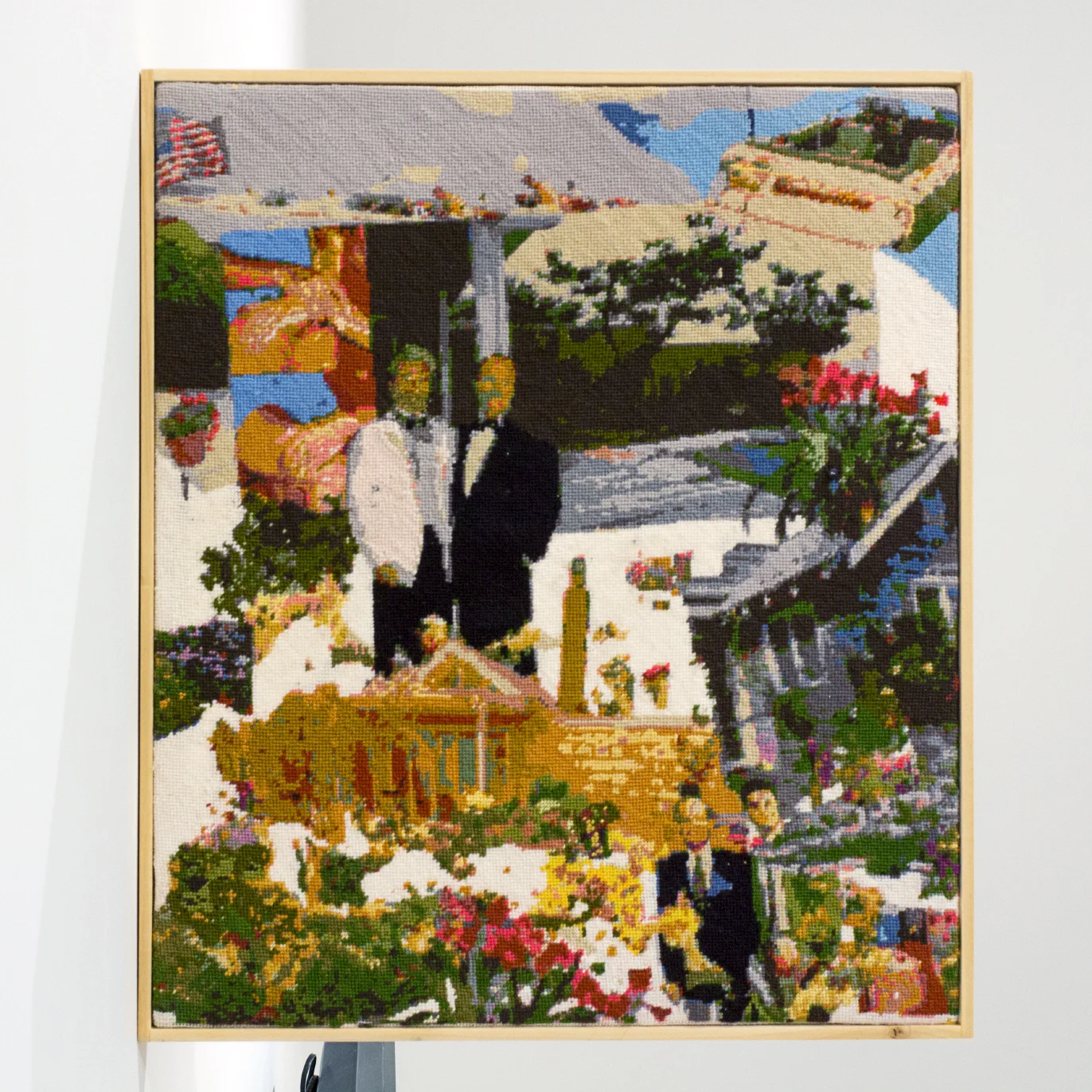 Needlepoint (after the collage)