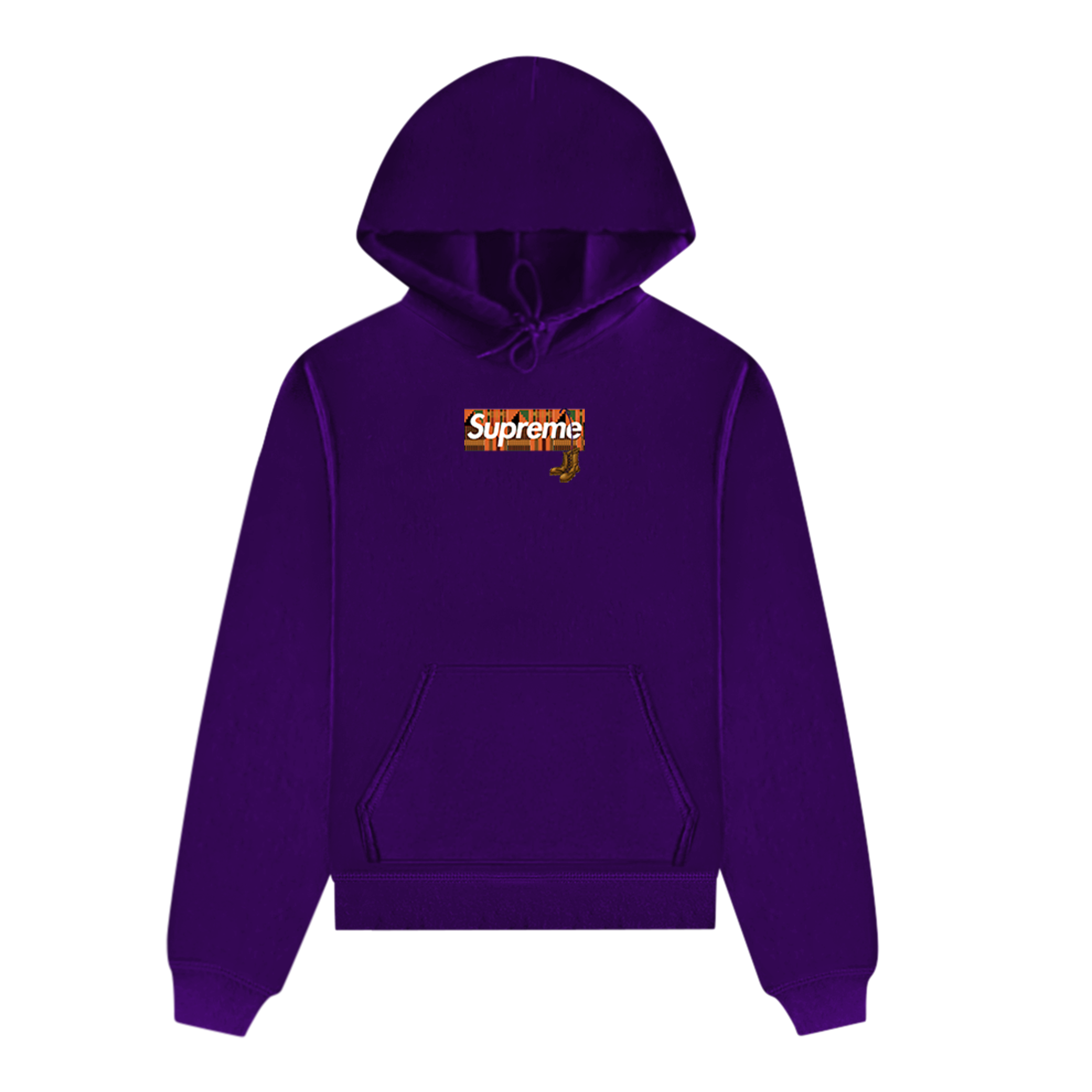 Omega Supreme® ‘Kente Box Logo’ Hoodie —