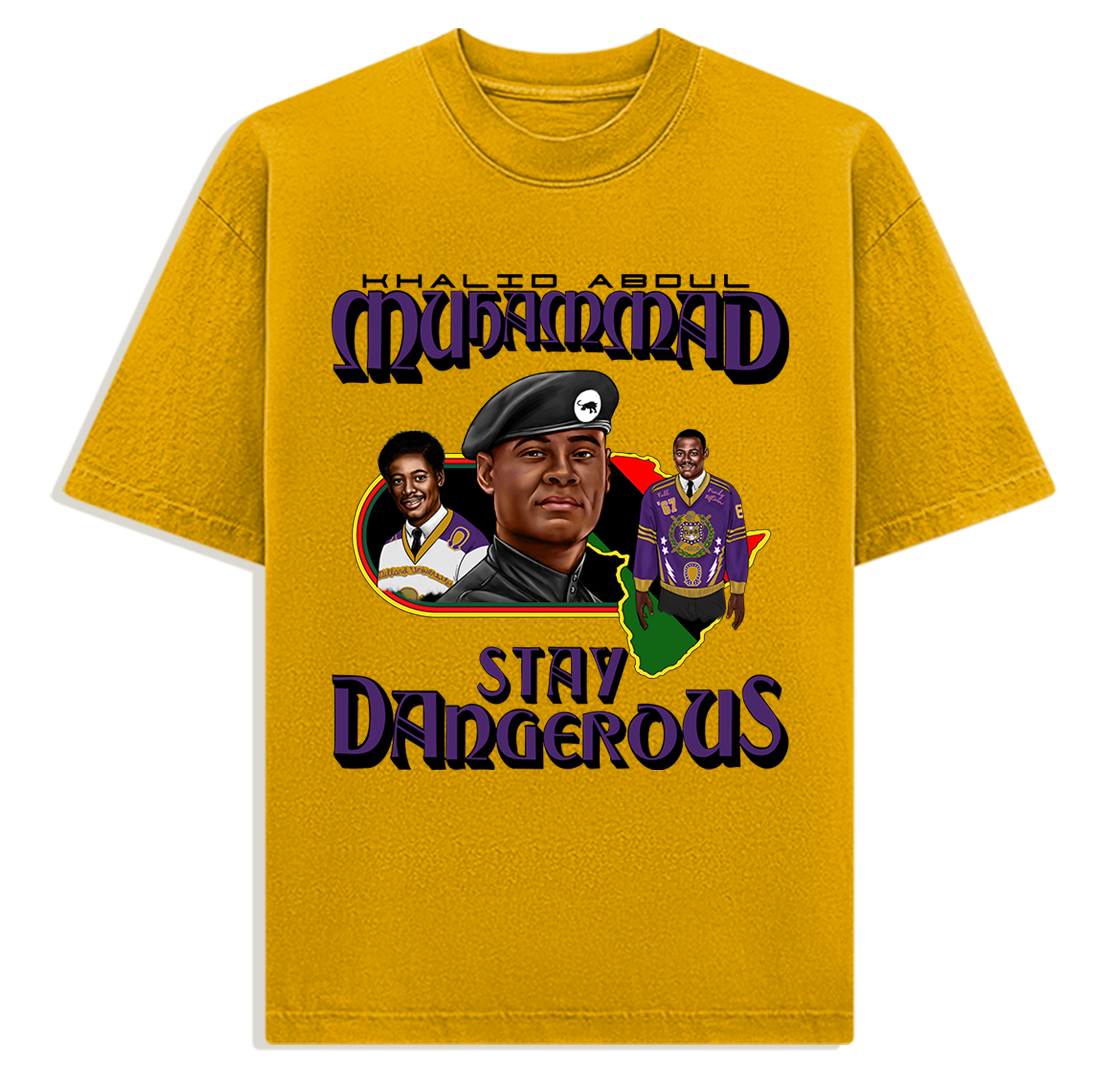 Stay Dangerous Tee "Khalid Muhammad '25"