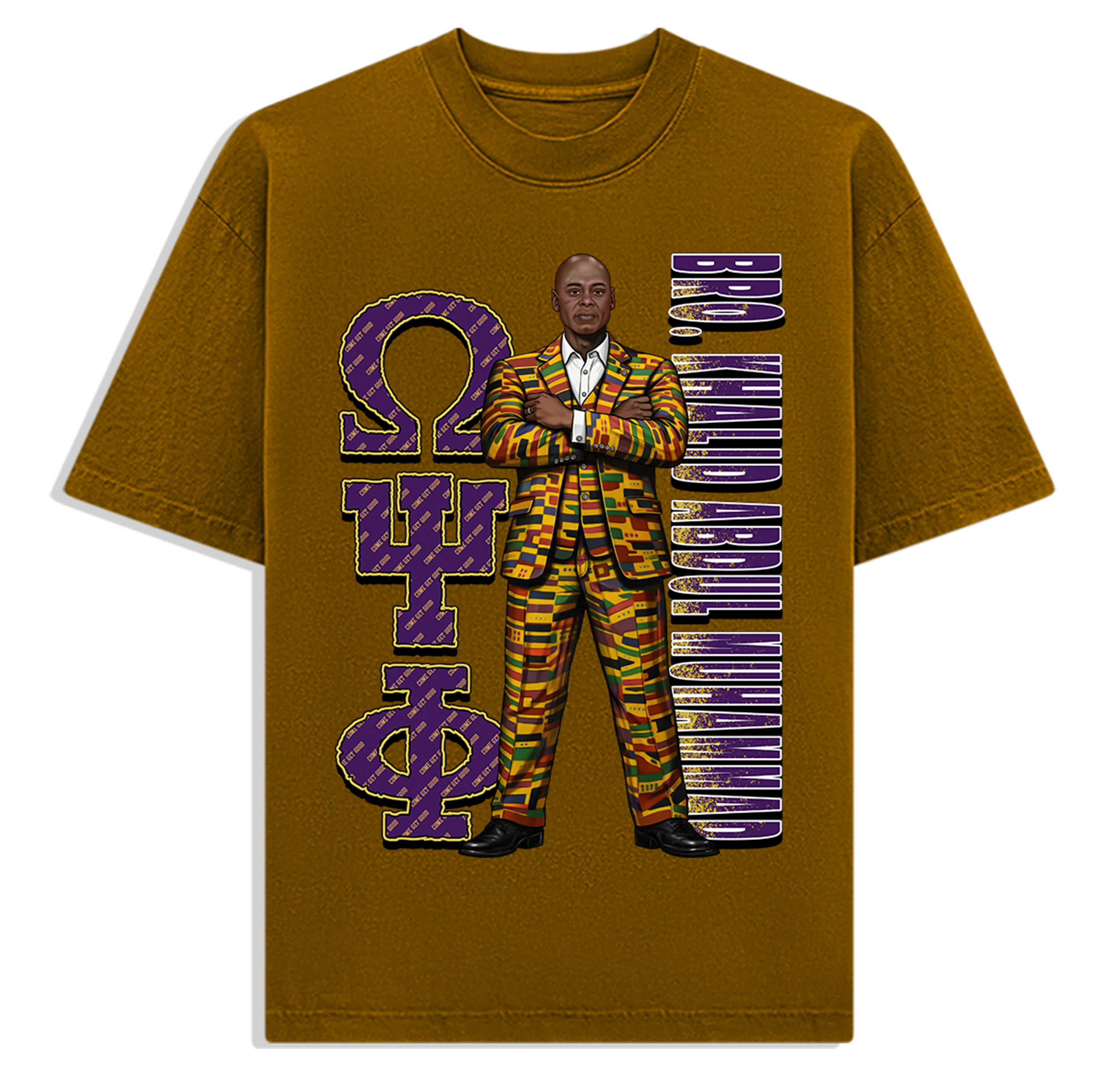 Khalid Muhammad ‘26 Tee - Old Gold (36 Pieces)