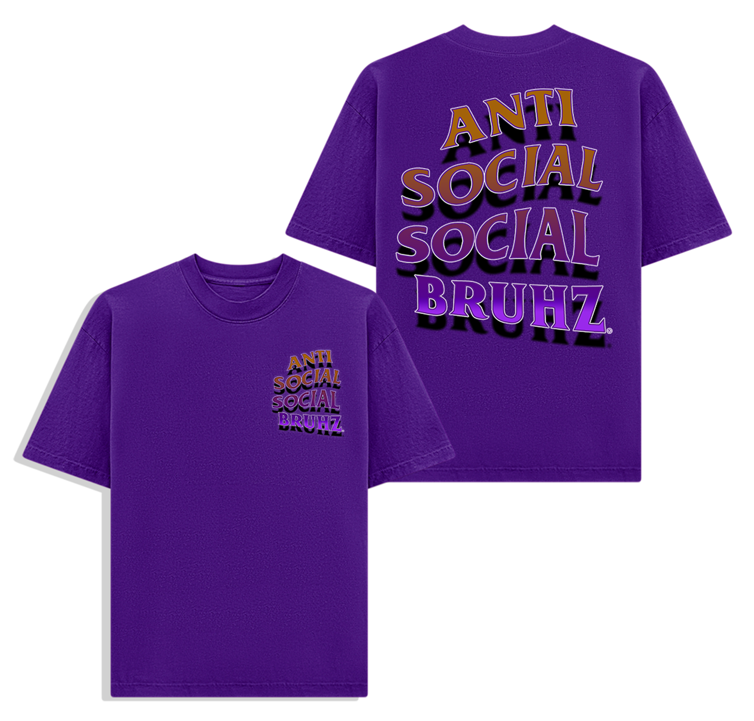 anti social social OLDGOLDPURPLE Gradient PURPLETEE.png