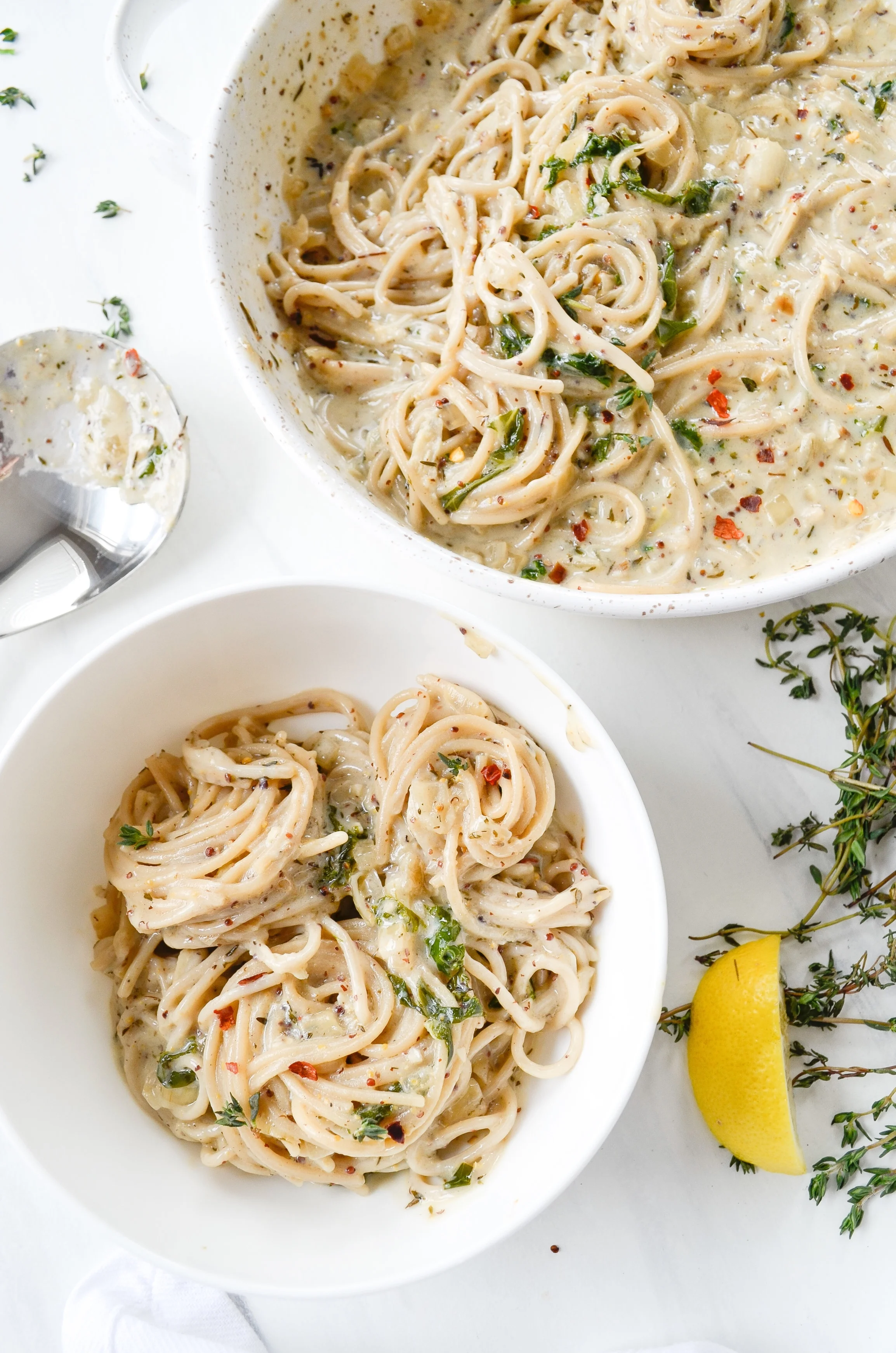 Coconut Thyme Pasta