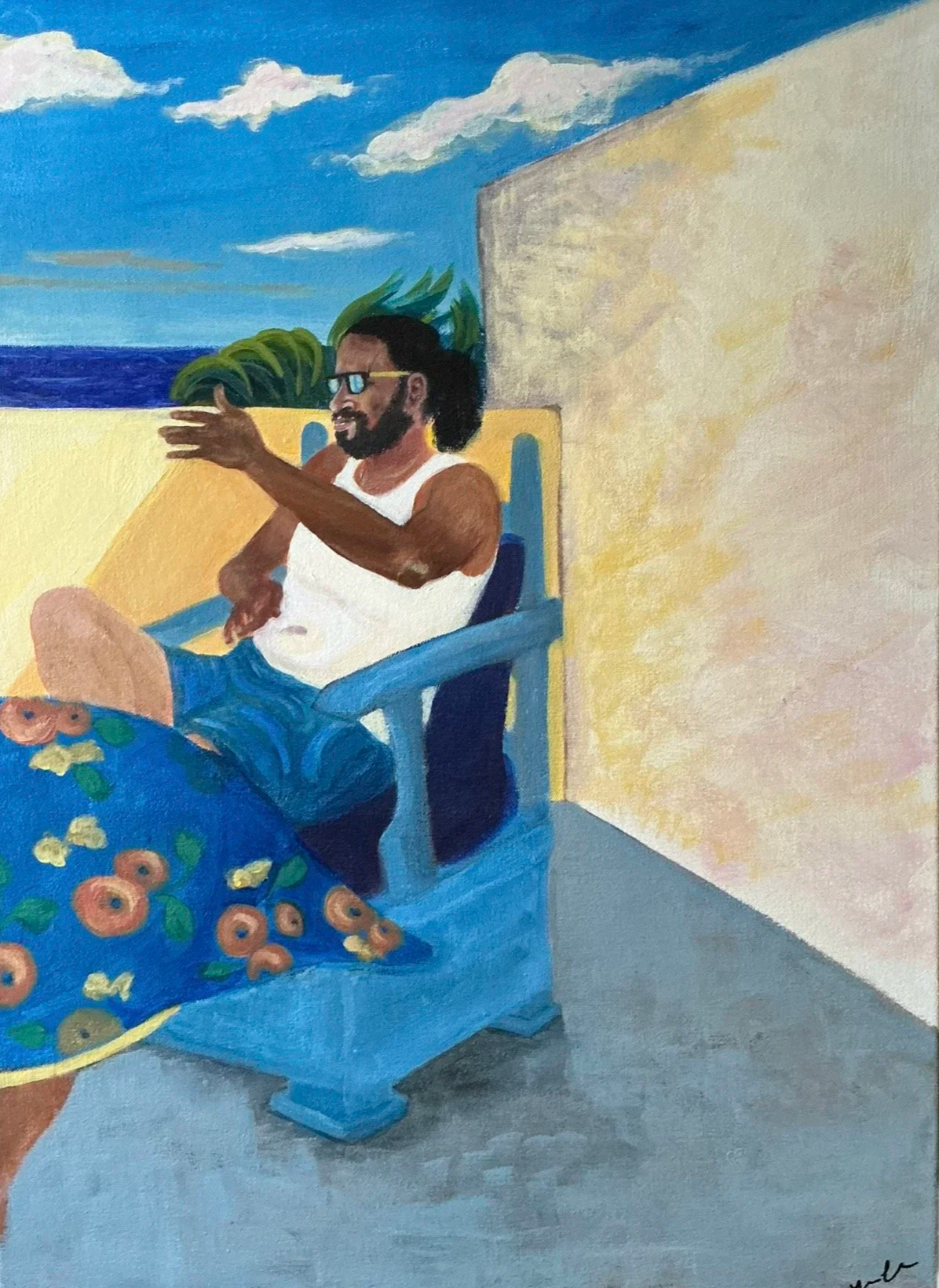 
My Sunshine | 28”x20” Acrylic on Canvas NFS