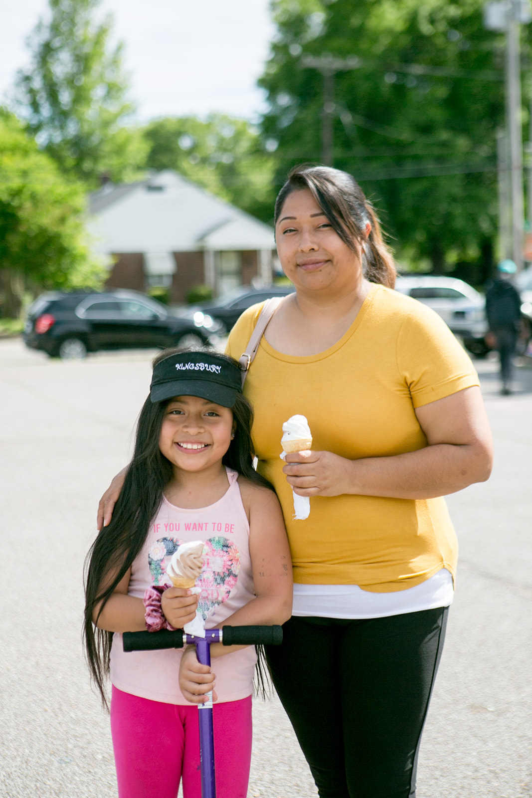 photo of mother and daughter smiling