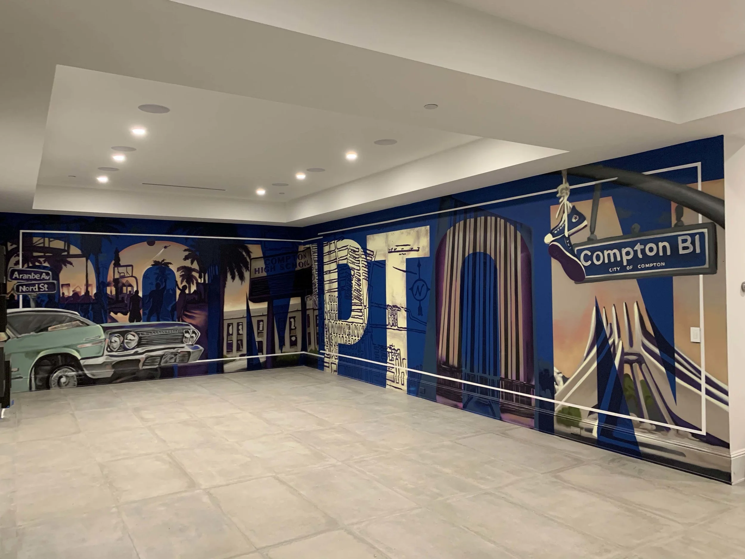 Compton Wall in Hidden Hills