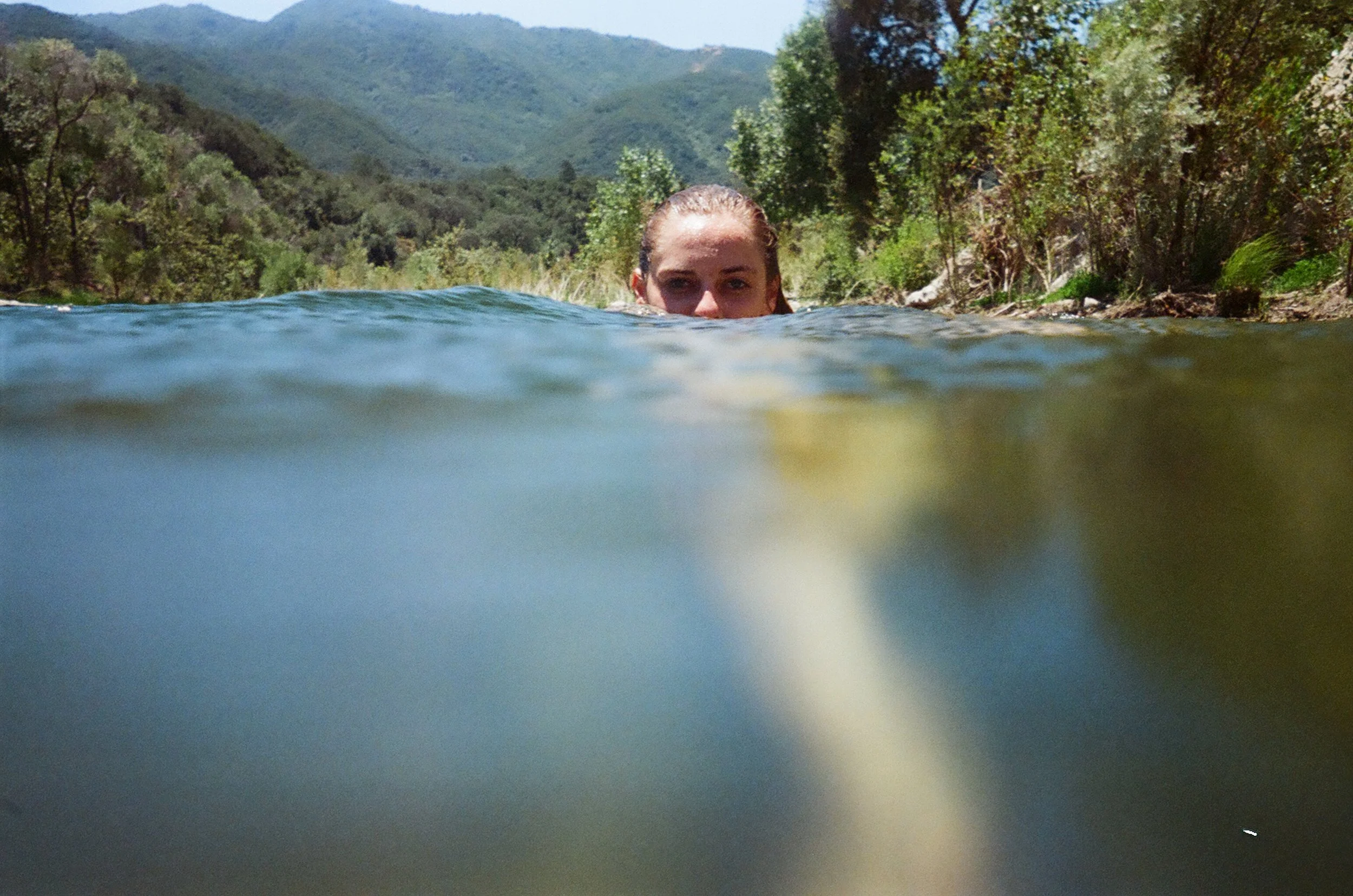  Disposable waterproof camera.   Santa Ynez River, California. 2011. 