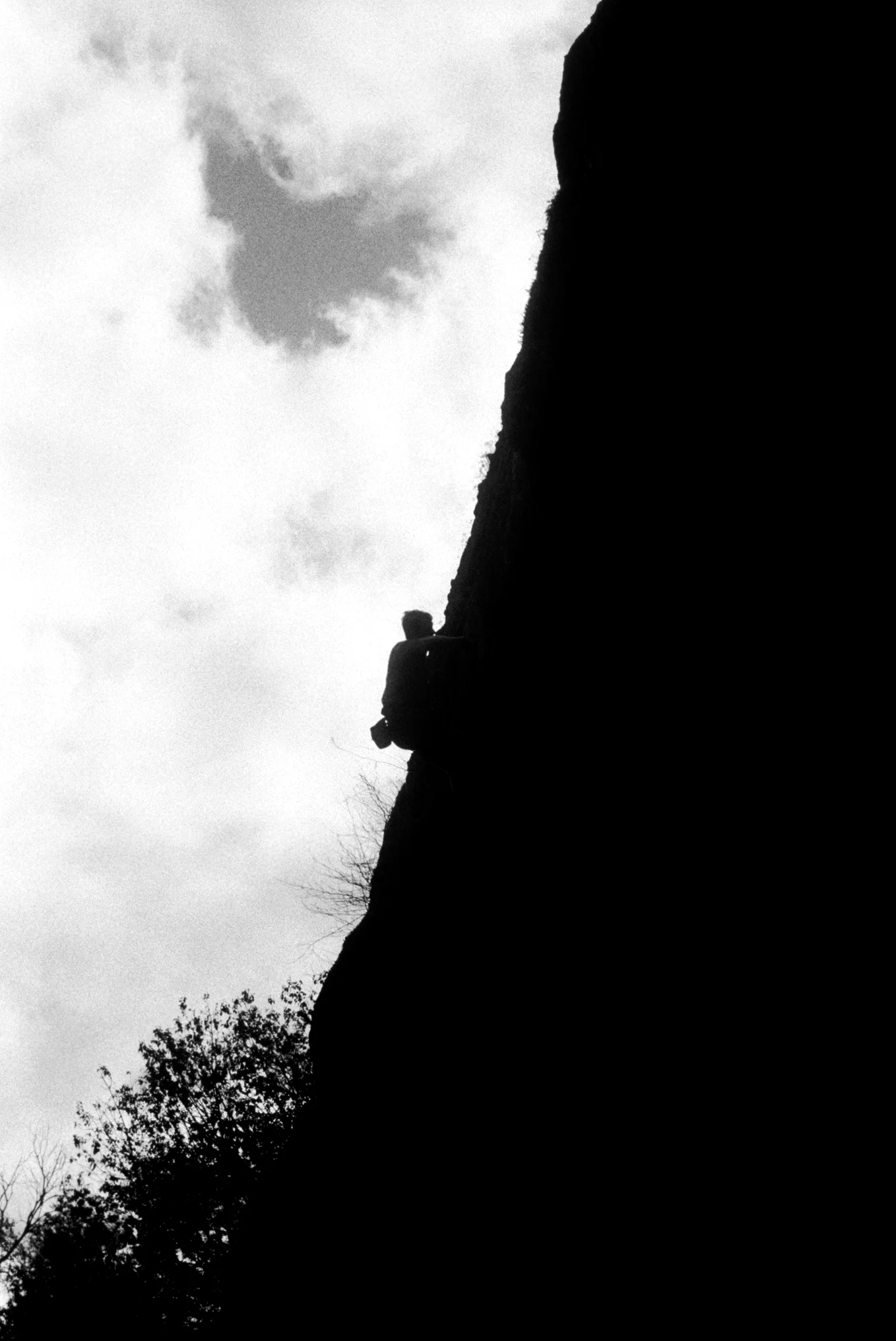  Pentax K1000.  Kodak 35mm Tri-X 400 BW film.   Owl Tor, Santa Maria, California. 2014.    