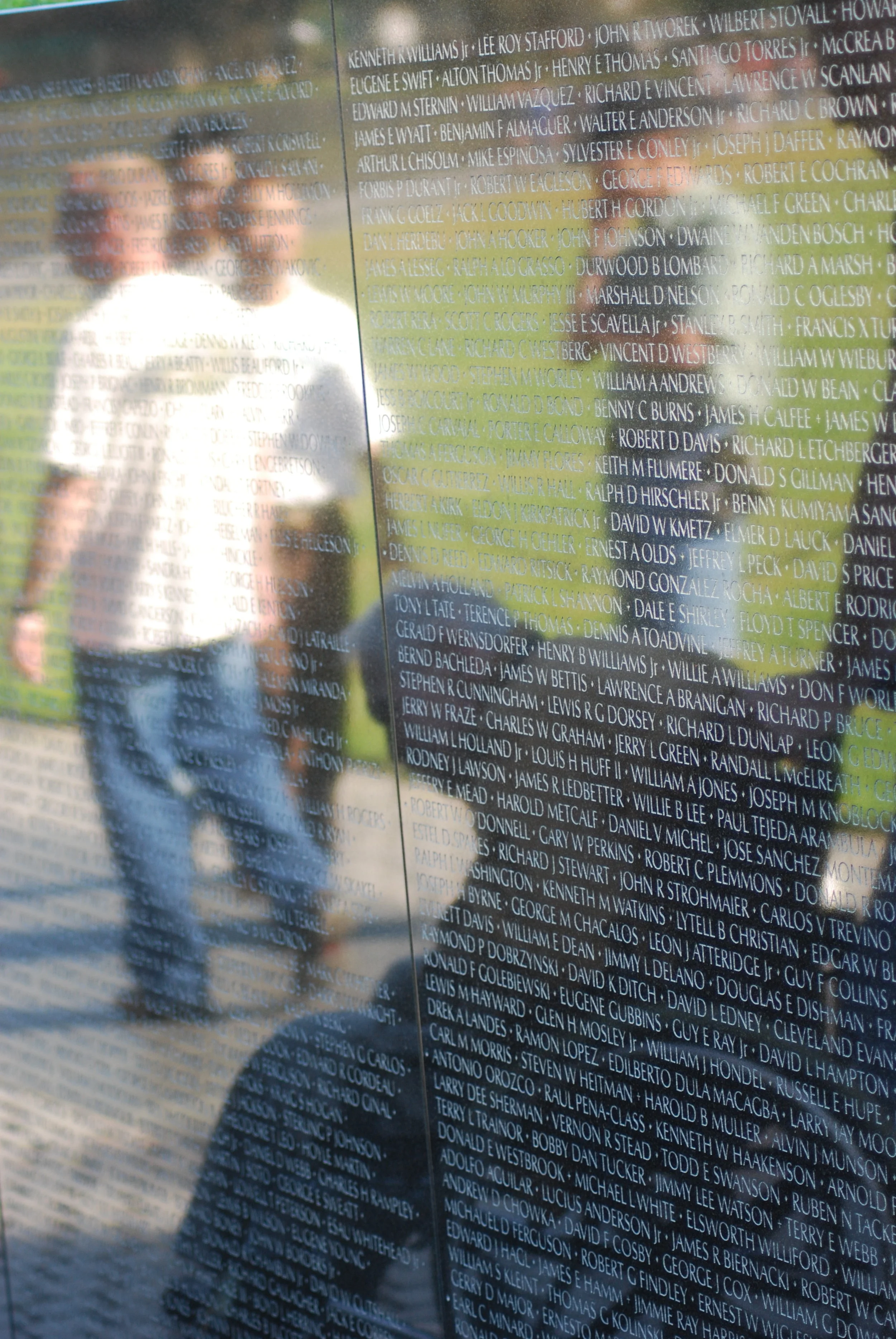 Vietnam Memorial. Washington, D.C.. 2008.