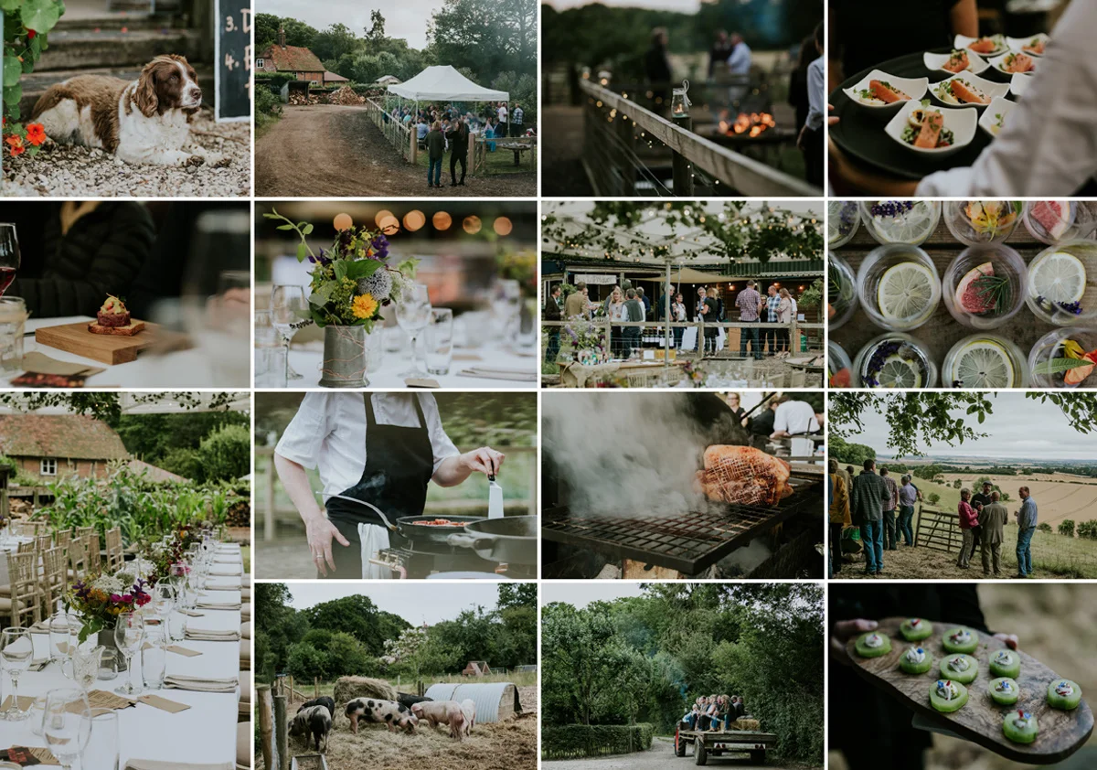 Summer Pop-up Dinner Blue Tin Farm - The Cuxham Mill