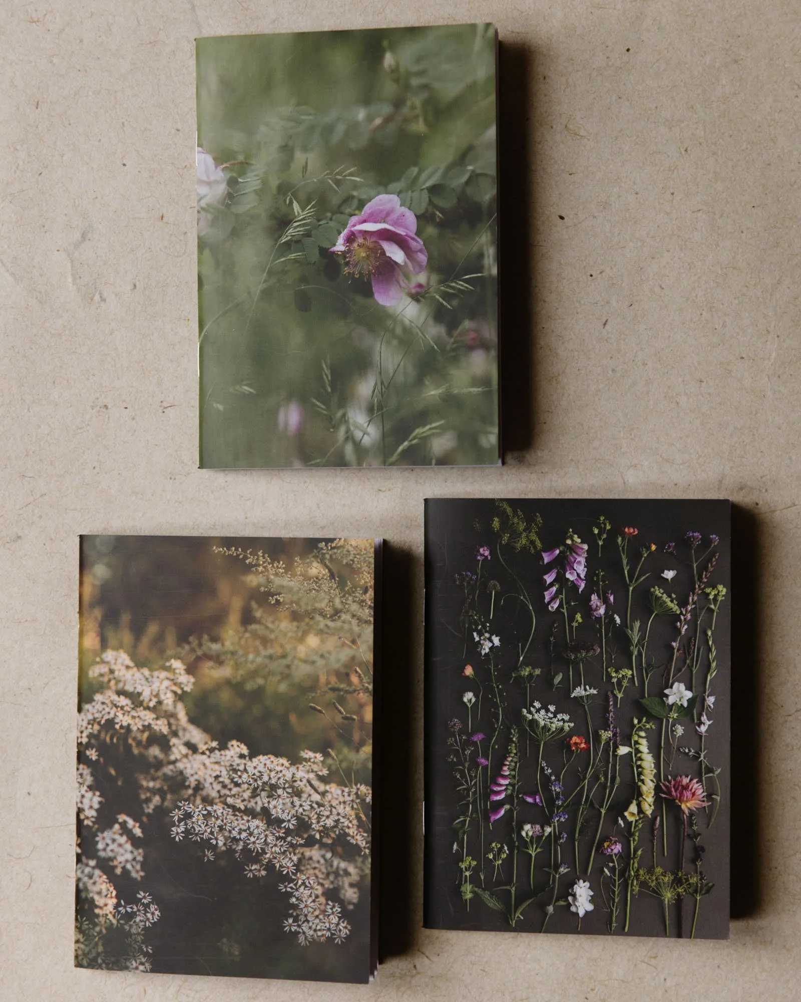 Set of Botanical notebooks