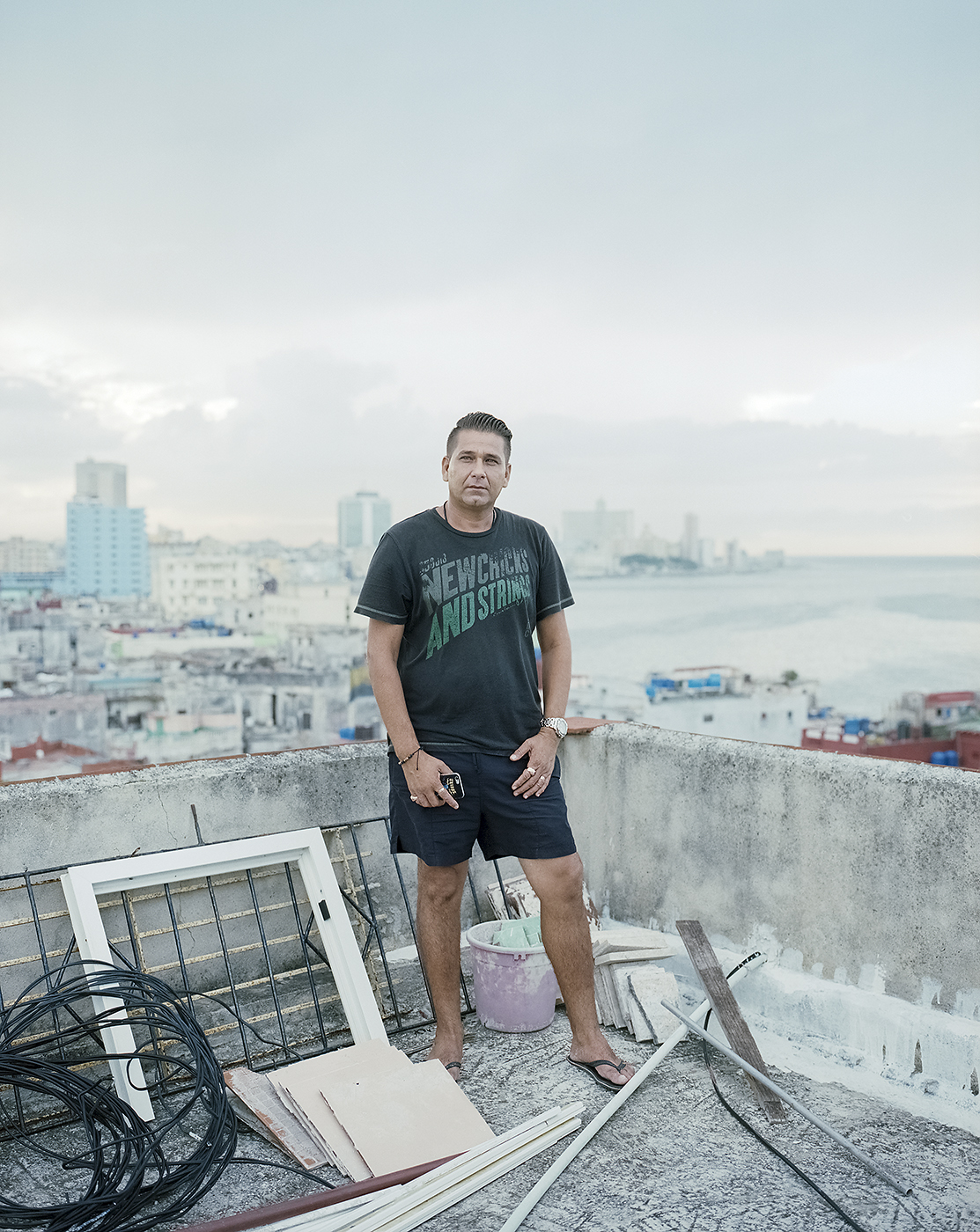 José on a rooftop . La Habana, Cuba 2018