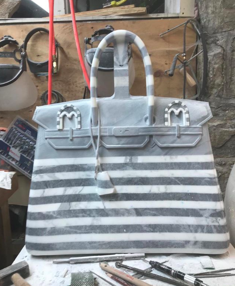 Brikin bag referencing architecture of the Duomo in Florence, Italy