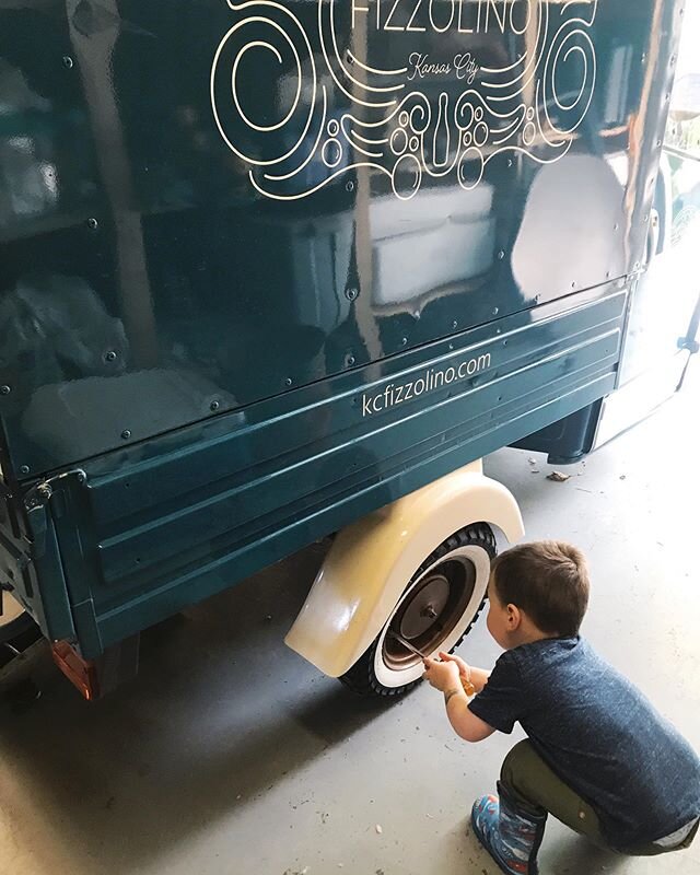 Tuning her up for our upcoming events! We can&rsquo;t wait to get back on the road to you guys 💙