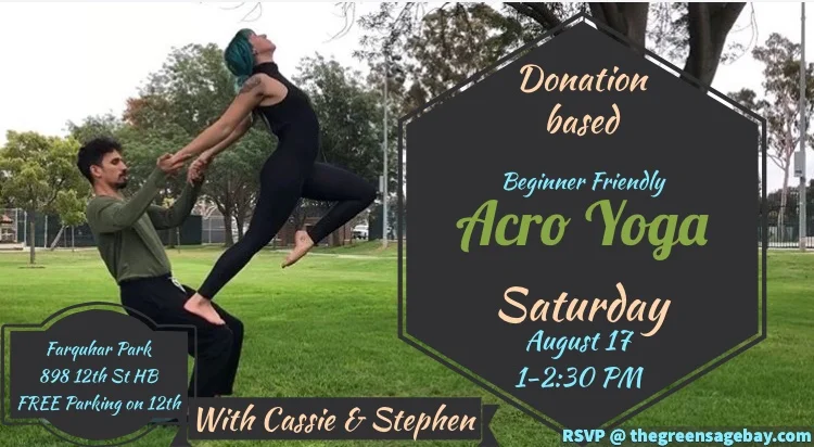 Beginner Friendly Acroyoga with Cassie &amp; Stephen