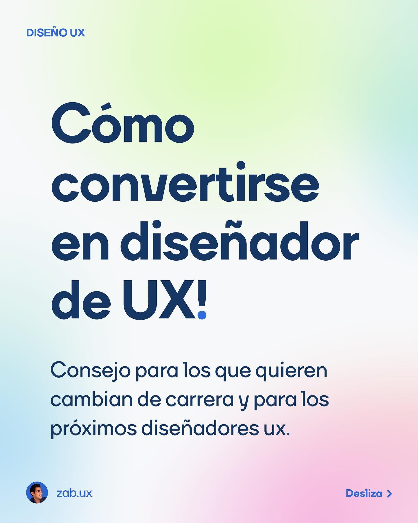 Veo a mucha gente que sigue preguntando c&oacute;mo convertirse en dise&ntilde;ador ux. Bueno aqu&iacute; esta mi granito de arena.
.
.
#design #designcareer #designprocess #designer #designers #uxdesign #productdesign #uxdesigner #uxdesigners #desig