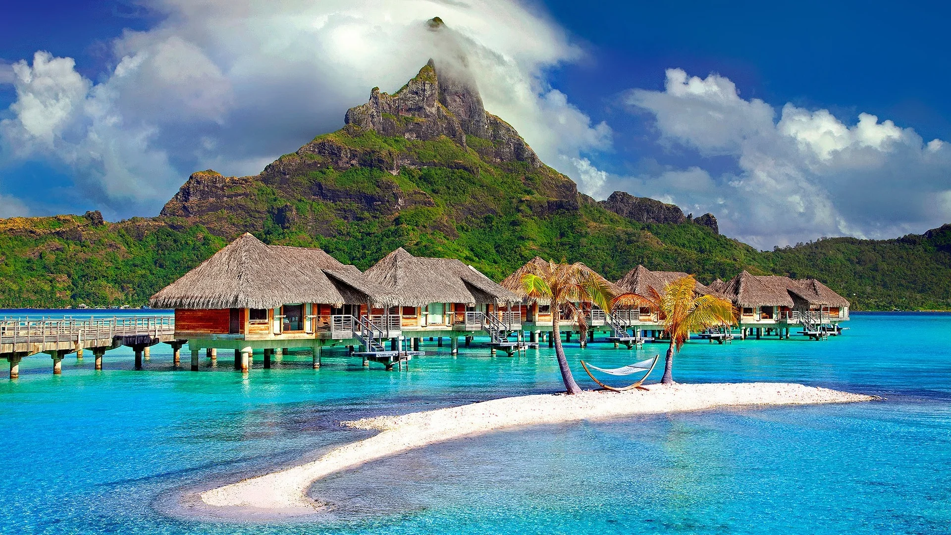 Undoubtedly the most celebrated island in the South Pacific, Bora Bora is French Polynesia's leading lady. Her beauty is unrivaled and her fame, unwavering. Bora Bora is one of the few places on earth that everyone hopes to witness in their lifetime—and once you see it, you are forever enamored. It is the perfect vacation for newlyweds - with the famous overwater bungalows offering a picture perfect home base for your honeymoon!