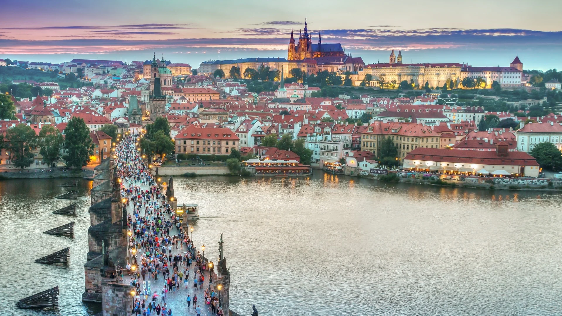 Charles Bridge & Prague Castle - Prague, Czech Republic