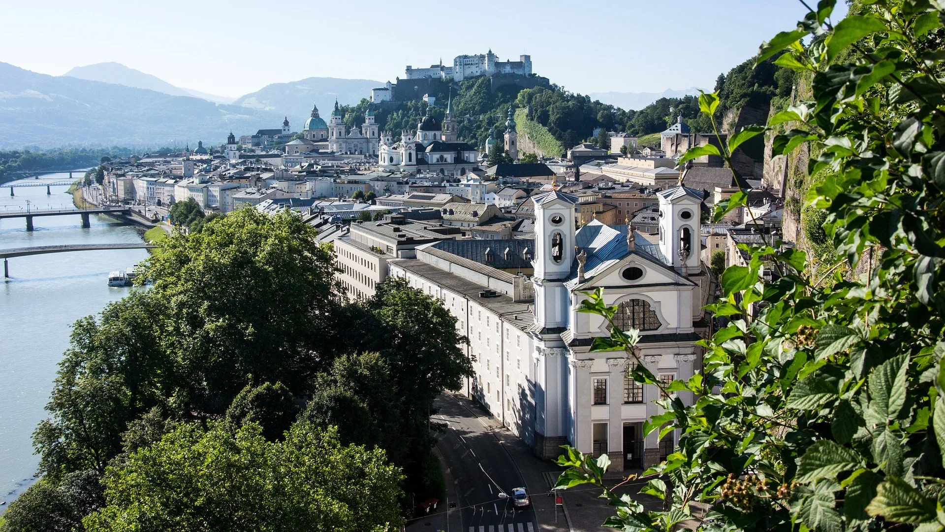 Old Town & Fortress Hohensalzburg - Salzburg, Austria