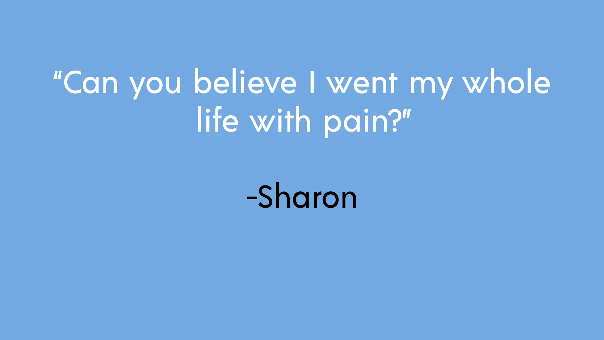 "I can finally sleep at night without waking up to leg cramps" – Sharon F