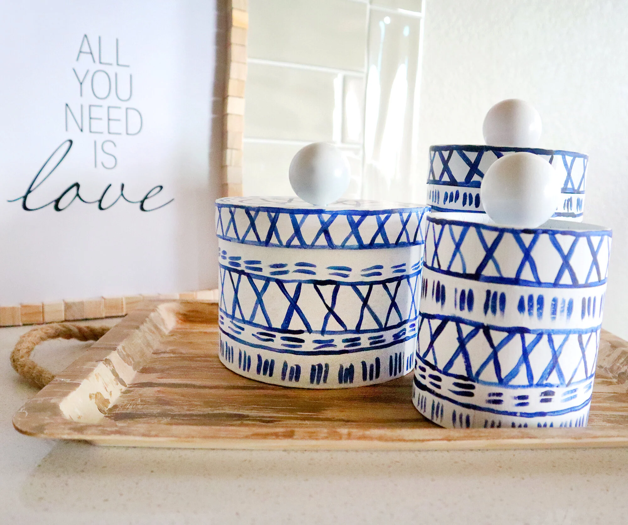 Dollar Tree Kirkland's Inspired DIYs with a Modern Farmhouse Look