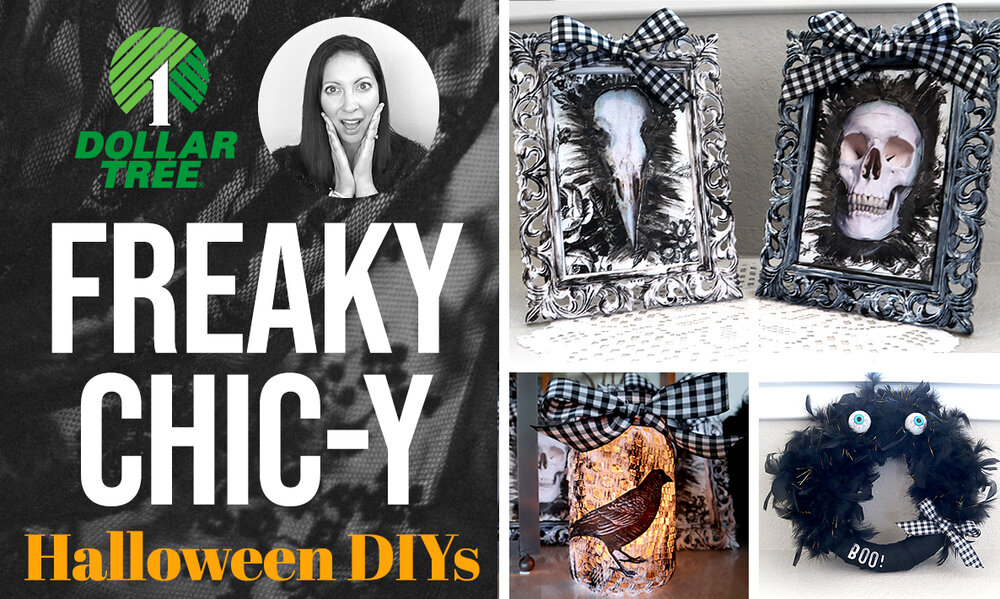 Freaky Chic-y Halloween DIY Decorations | Dollar Tree DIY ...