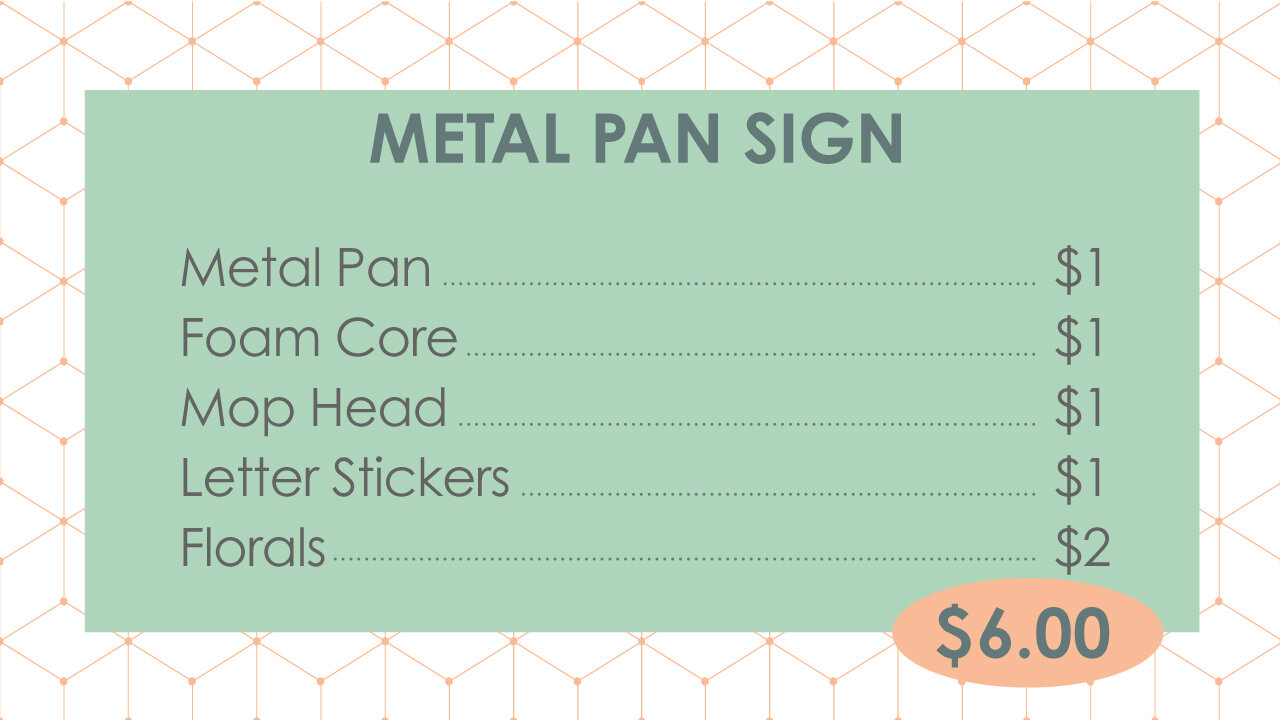 dollar tree pan diy