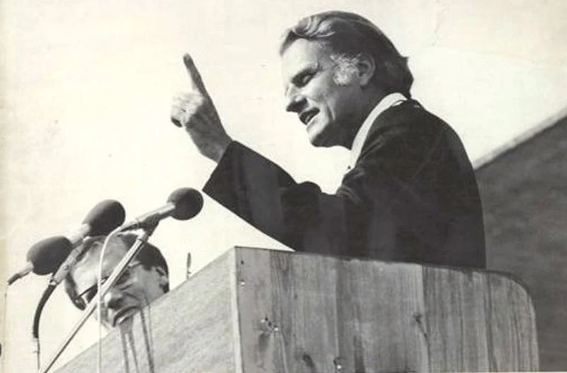 Billy Graham at the first Lausanne Congress